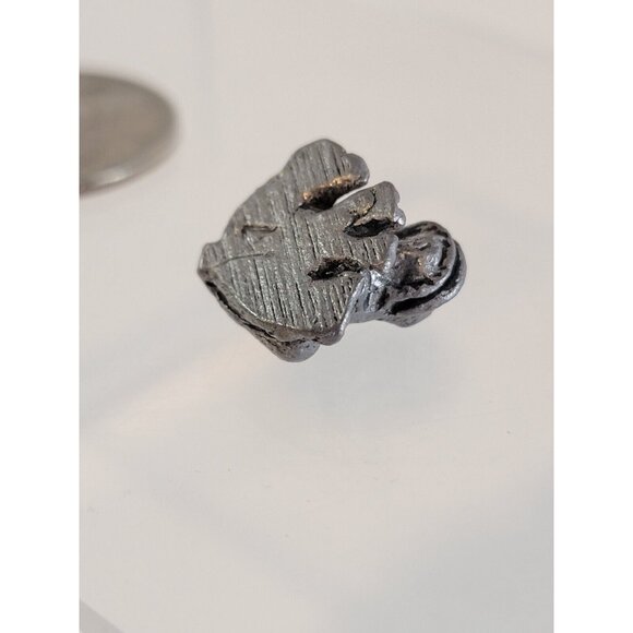 Vtg Michael Ricker? Bartlett Pewter Frog Miniature Figure Small 0.5" Size - Picture 6 of 7